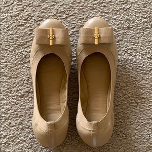 Tory Burch flats, perfect condition!